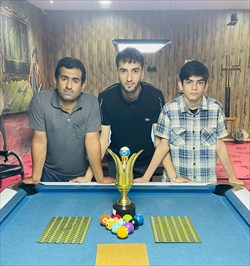 قهرمان اولین دوره مسابقه مسترز پاکت بیلیارد استان