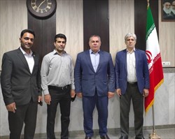 دیدار رییس هیئت قزوین با مدیر ورزش و جوانان شهرستان تاکستان