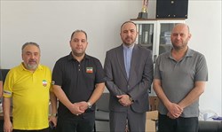 حضور سفیر ایران در عربستان در سالن مسابقات آسیایی اسنوکر/ حسام ابوالقاسم با ملی پوشان اسنوکر  کشورمان دیدار کرد